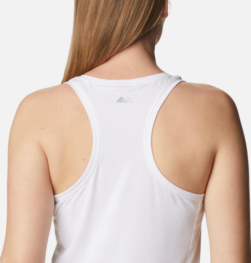 Columbia Endless Trail Running Women's Tank Top White | OFTIBZ-514