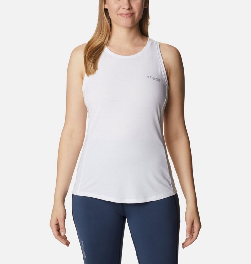 Columbia Endless Trail Running Women\'s Tank Top White | OFTIBZ-514