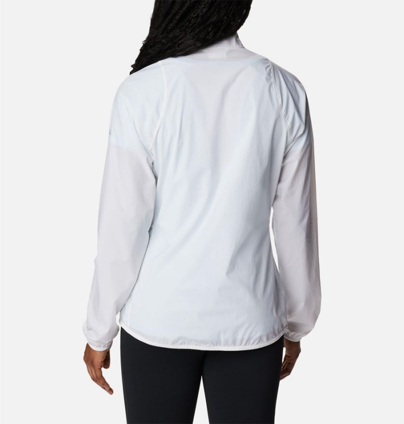 Columbia Endless Trail Wind Shell Jacket Women's Windbreaker White | KPBSTD-068