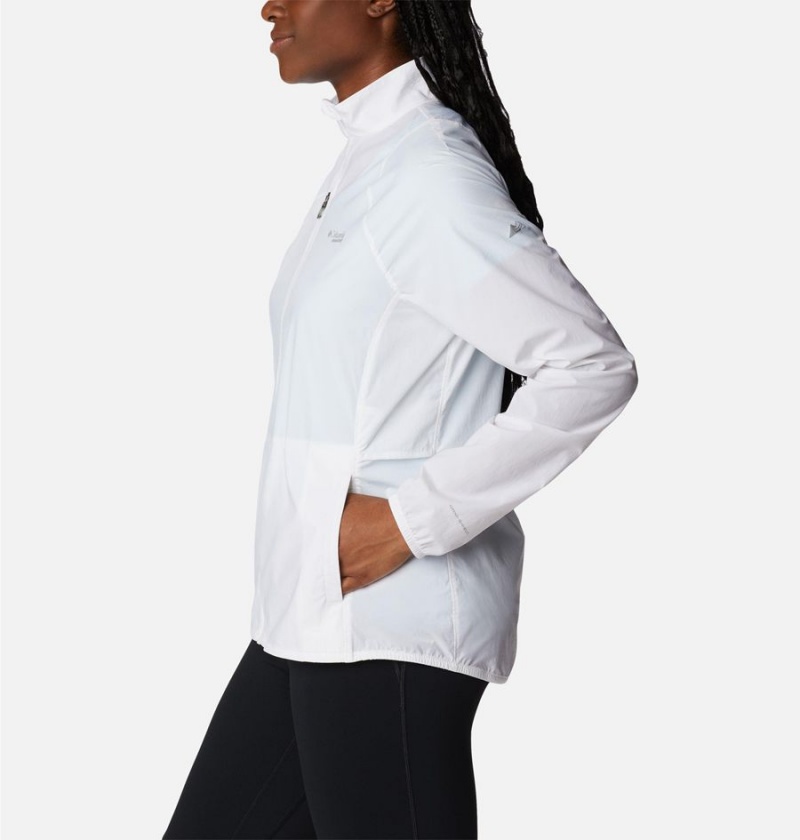 Columbia Endless Trail Wind Shell Jacket Women's Windbreaker White | KPBSTD-068