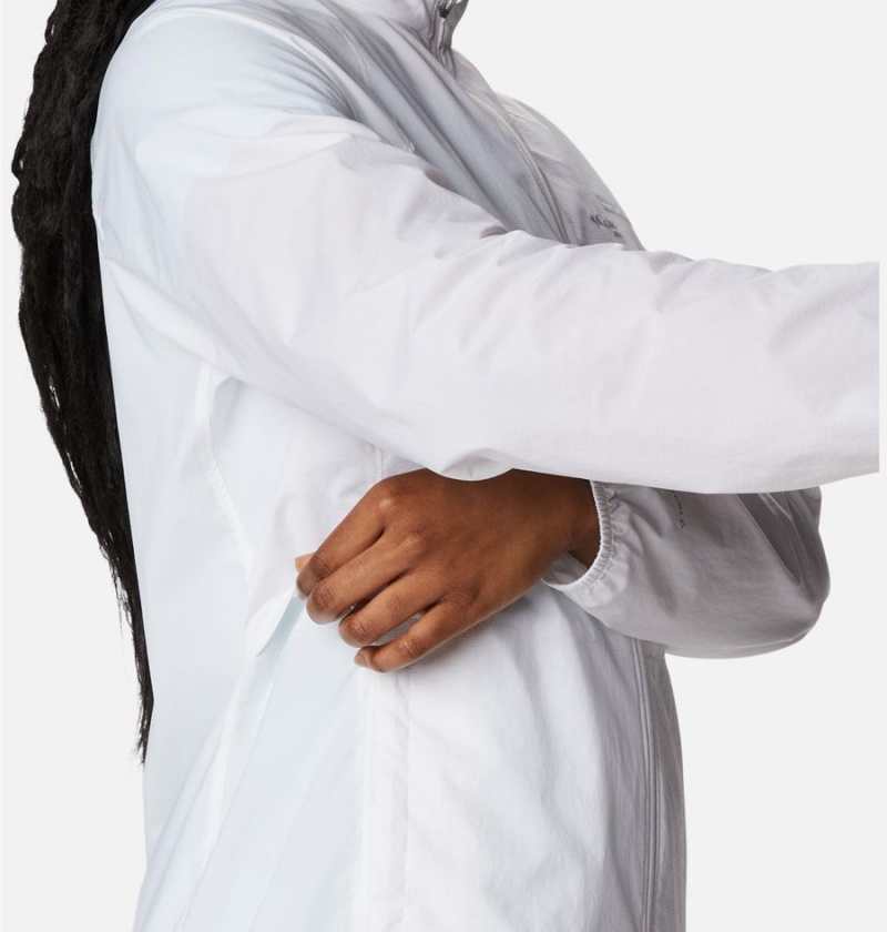 Columbia Endless Trail Wind Shell Jacket Women's Windbreaker White | KPBSTD-068