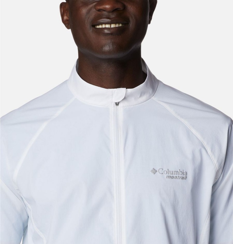 Columbia Endless Trail Wind Shell Jacket Men's Windbreaker White | NECRUA-960