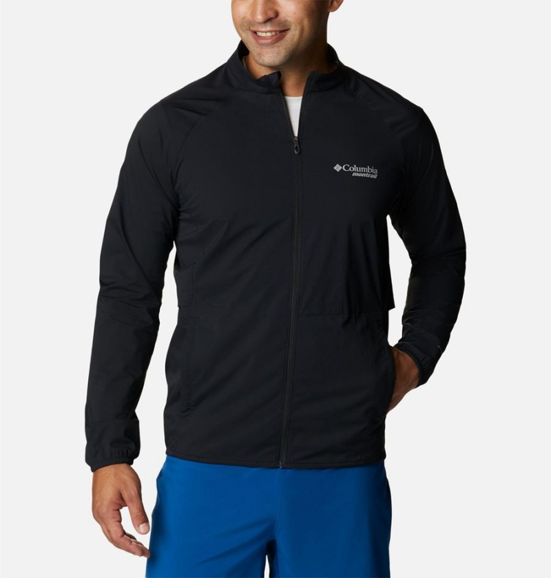 Columbia Endless Trail Wind Shell Jacket Men\'s Windbreaker Black | HMKZTW-048