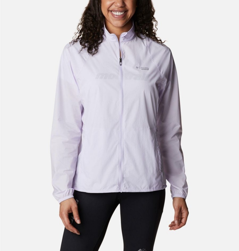 Columbia Endless Trail Wind Shell Jacket Women\'s Windbreaker Purple | MGUJZX-390