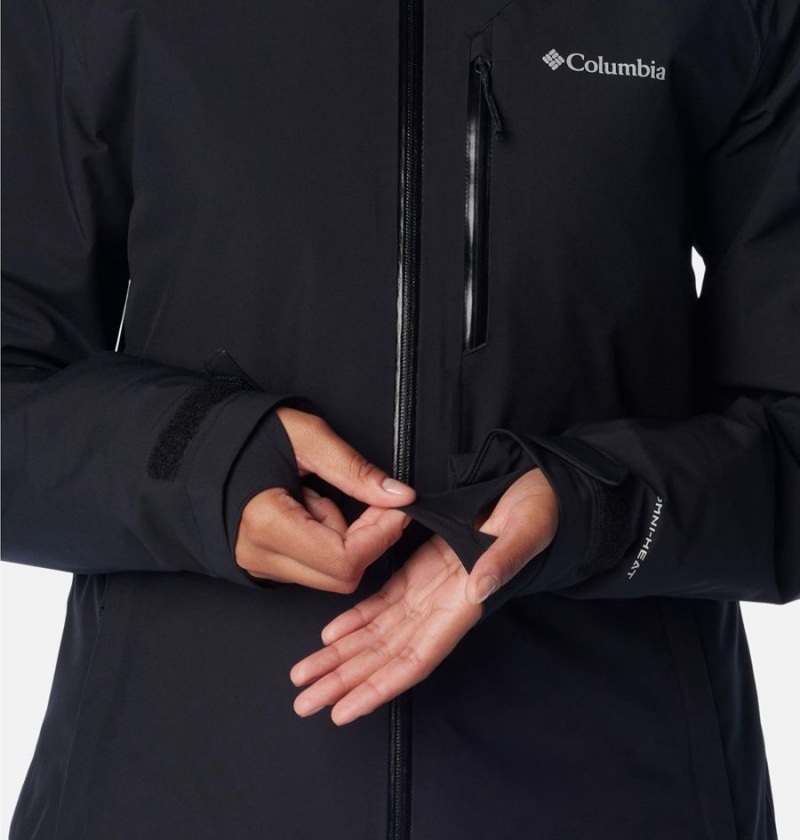 Columbia Explorer's Edge Insulated Women's Puffer Jacket Black | RSDEPM-637