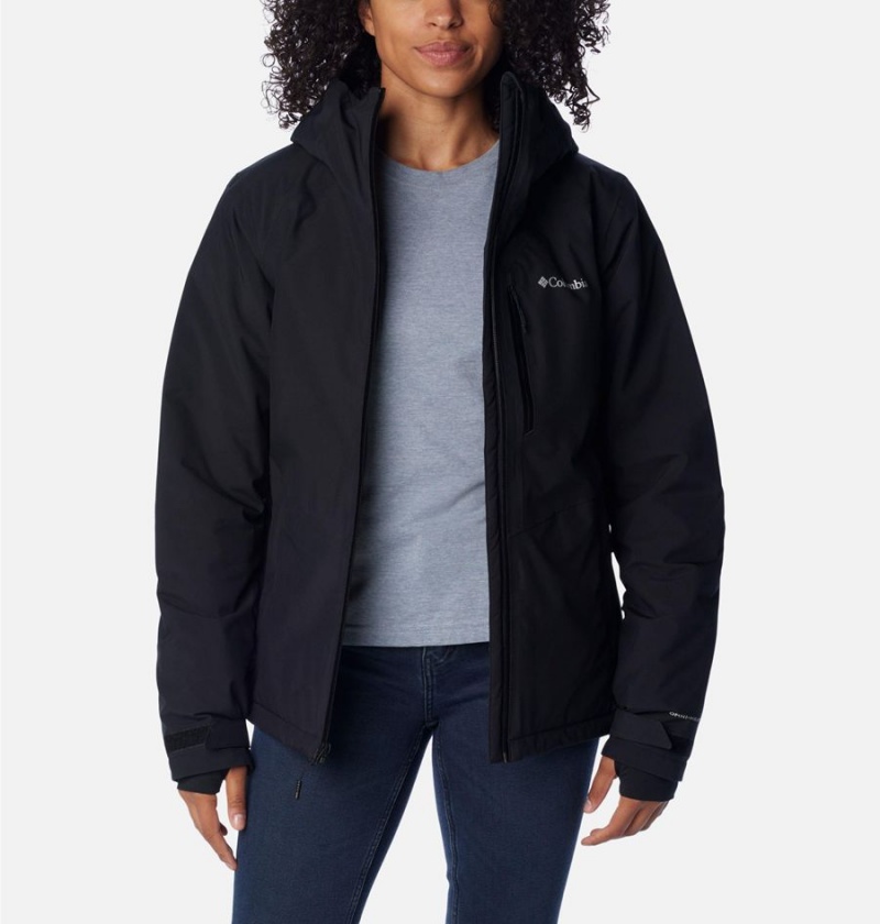 Columbia Explorer's Edge Insulated Women's Puffer Jacket Black | RSDEPM-637
