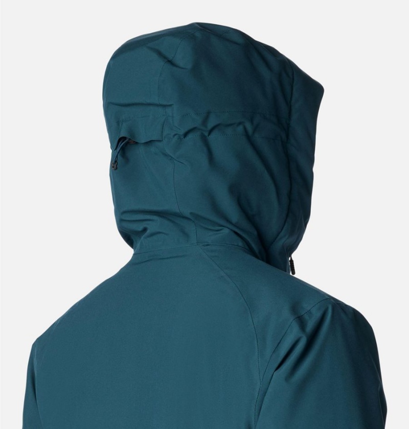 Columbia Explorer's Edge Insulated Women's Puffer Jacket Turquoise | CISKLM-107
