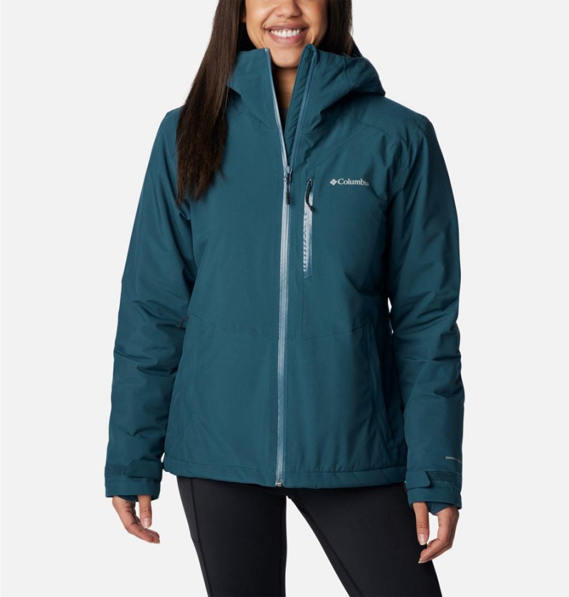 Columbia Explorer\'s Edge Insulated Women\'s Puffer Jacket Turquoise | CISKLM-107