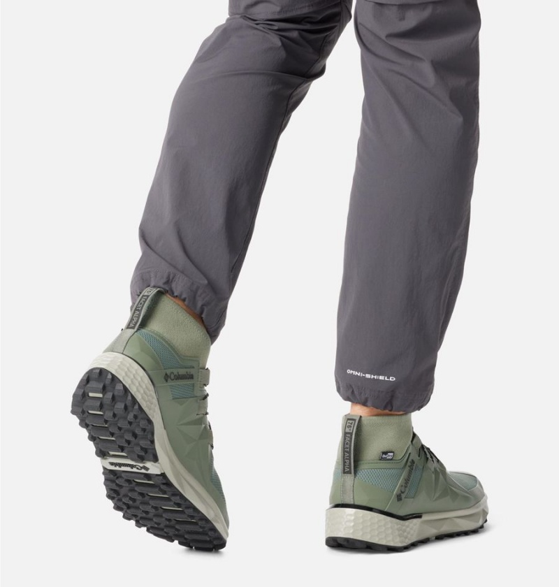 Columbia Facet 75 Alpha OutDry Men's Hiking Shoes Green | JVTIXK-264
