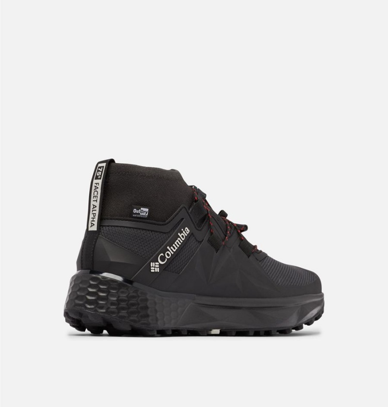 Columbia Facet 75 Alpha OutDry Men's Hiking Shoes Black | AWBEIT-861