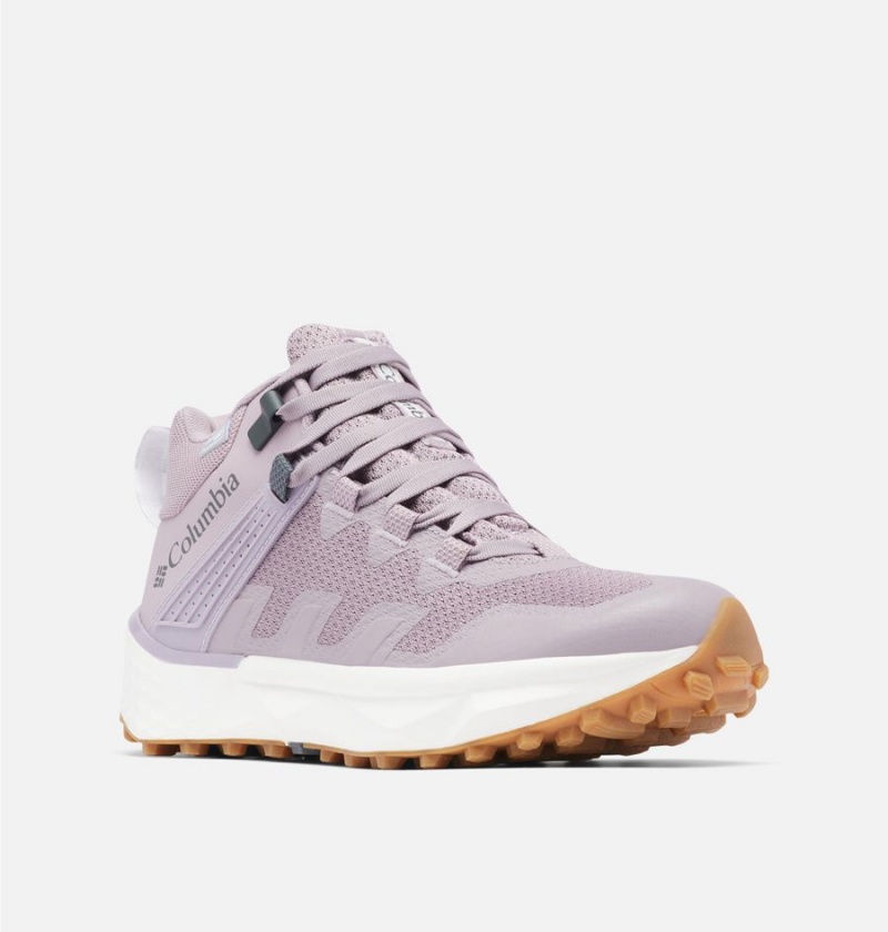 Columbia Facet 75 Mid OutDry Women's Sneakers Purple | QFZRWY-845