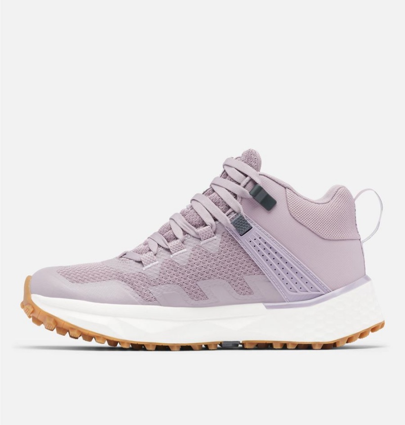 Columbia Facet 75 Mid OutDry Women's Sneakers Purple | QFZRWY-845