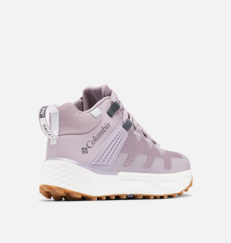 Columbia Facet 75 Mid OutDry Women's Sneakers Purple | QFZRWY-845