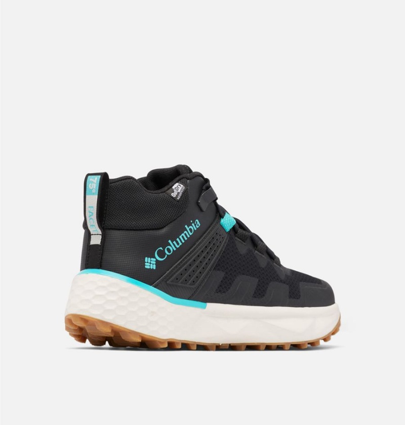 Columbia Facet 75 Mid OutDry Women's Sneakers Black | IADQOT-391