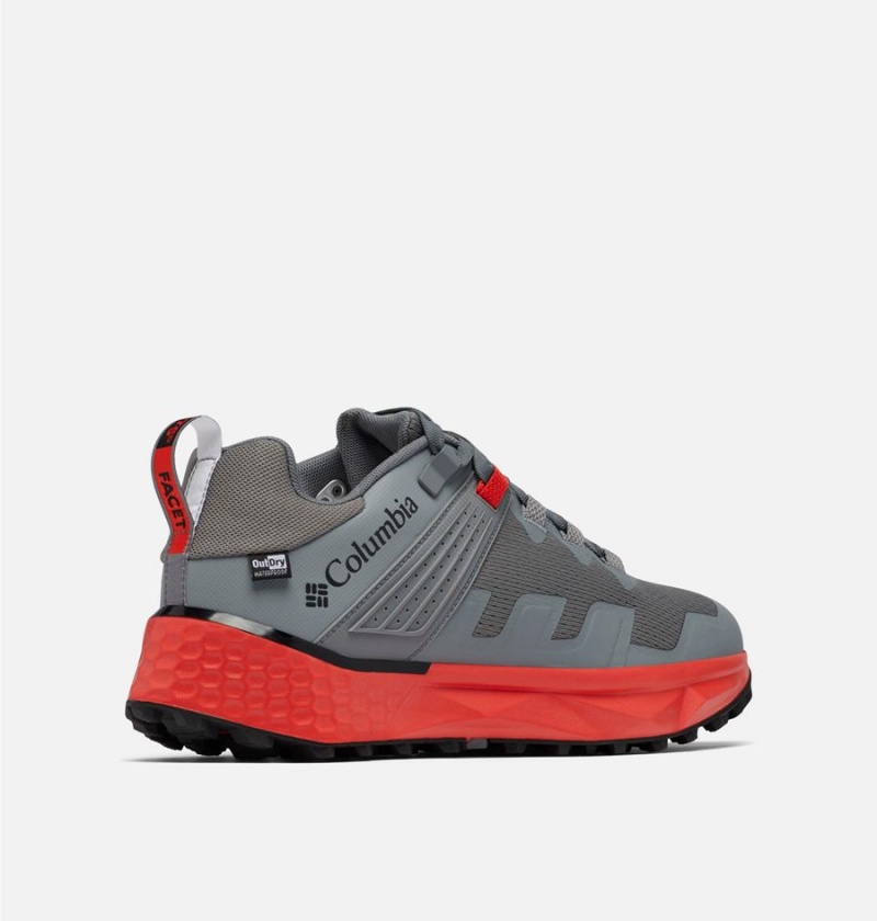 Columbia Facet 75 OutDry Hiking Men's Sneakers Grey | YAVJUI-371