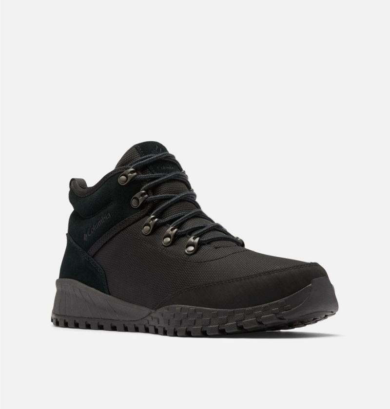 Columbia Fairbanks Mid Boot Men's Hiking Shoes Black | EYFJWQ-803