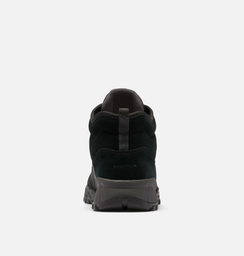 Columbia Fairbanks Mid Boot Men's Hiking Shoes Black | EYFJWQ-803