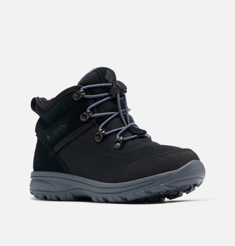 Columbia Fairbanks Mid Kids' Boots Black | SROWUQ-507
