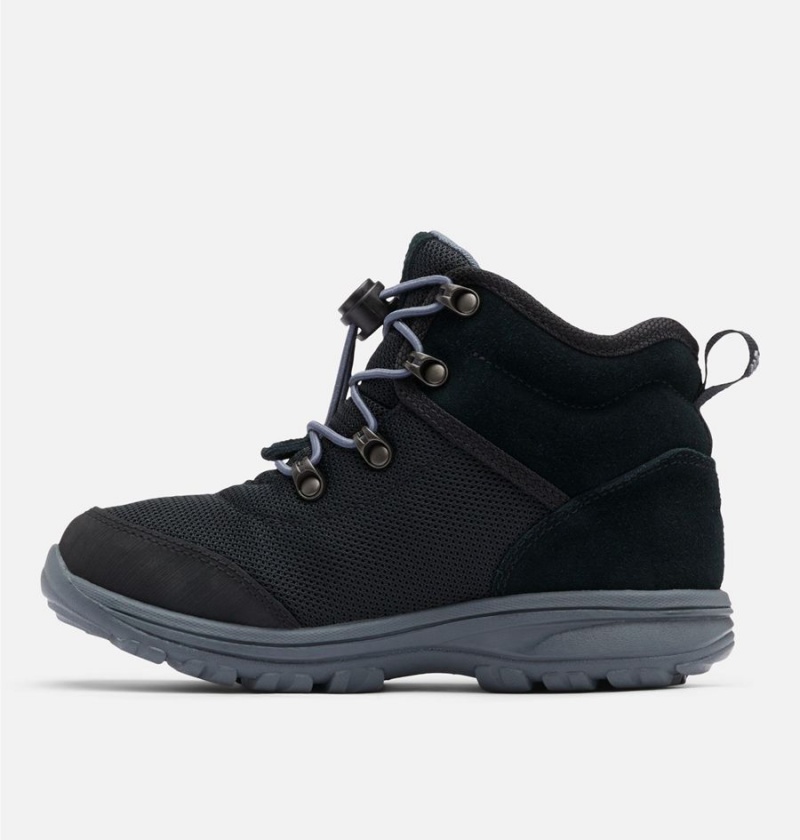 Columbia Fairbanks Mid Kids' Boots Black | SROWUQ-507