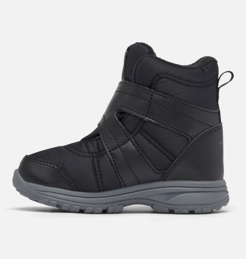 Columbia Fairbanks Omni Heat Kids' Boots Black | SZORPA-560