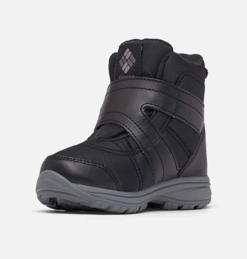 Columbia Fairbanks Omni Heat Kids' Boots Black | SZORPA-560