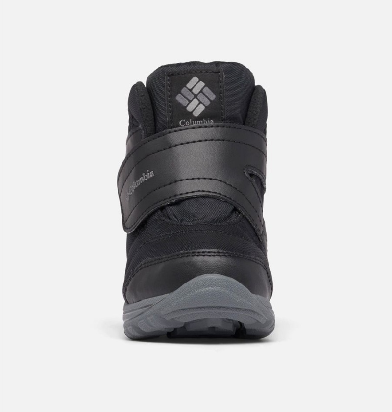 Columbia Fairbanks Omni Heat Kids' Boots Black | SZORPA-560