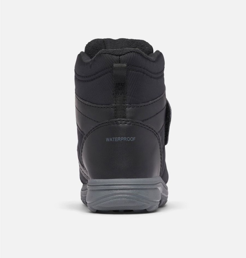 Columbia Fairbanks Omni Heat Kids' Boots Black | SZORPA-560