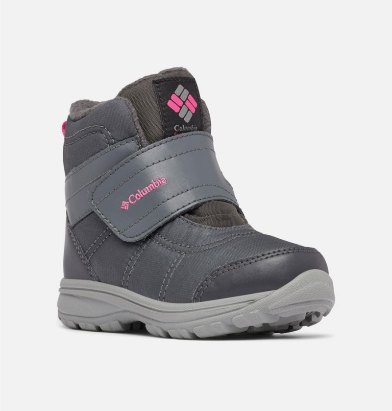Columbia Fairbanks Omni Heat Kids' Boots Grey | FTAVGC-940