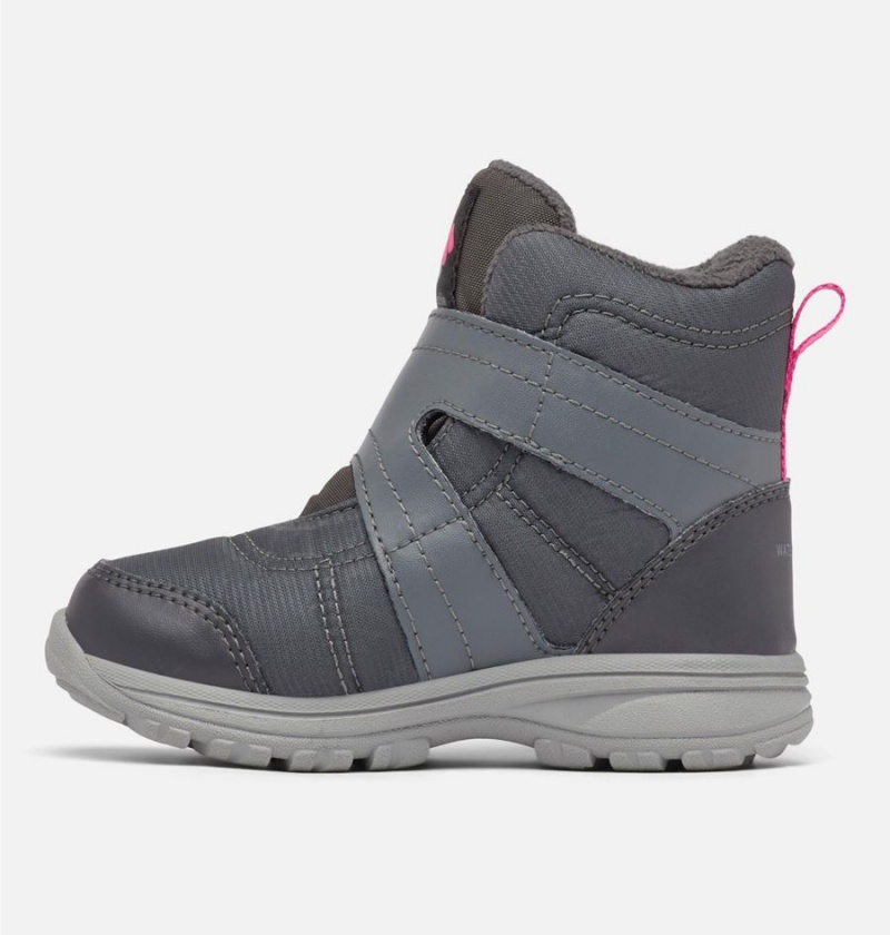Columbia Fairbanks Omni Heat Kids' Boots Grey | FTAVGC-940