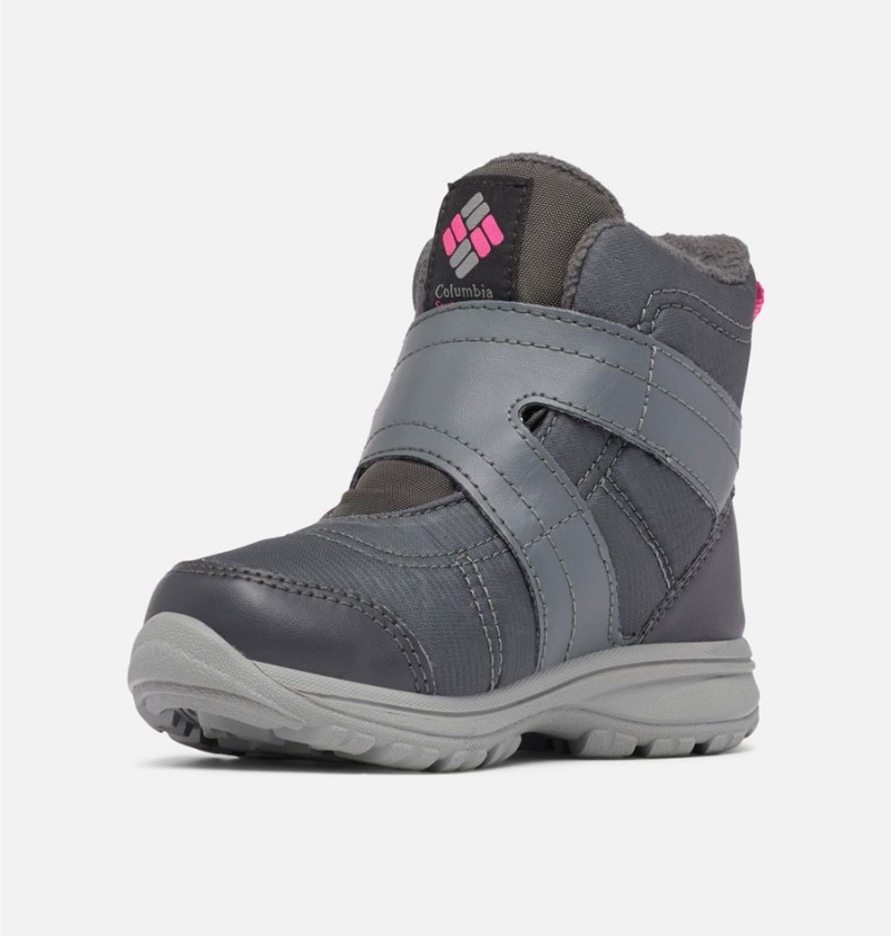 Columbia Fairbanks Omni Heat Kids' Boots Grey | FTAVGC-940