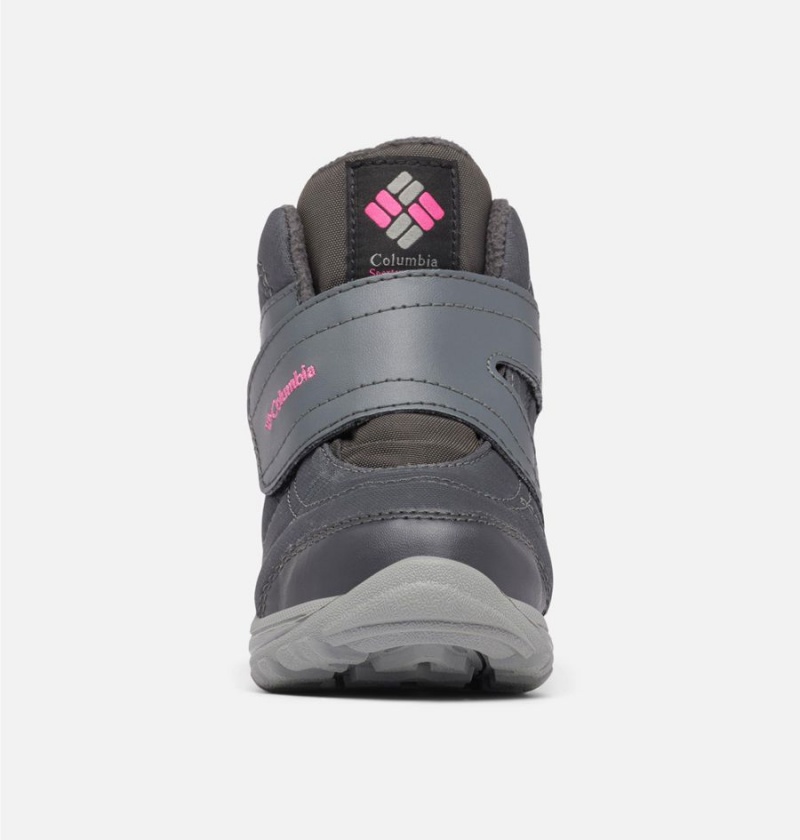 Columbia Fairbanks Omni Heat Kids' Boots Grey | FTAVGC-940