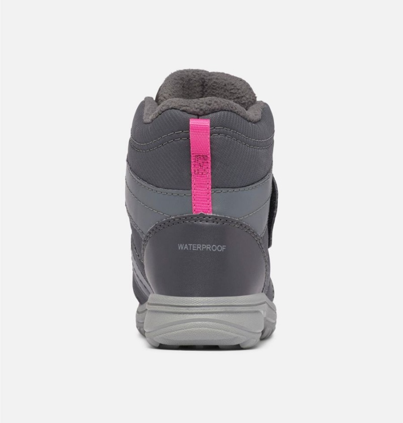 Columbia Fairbanks Omni Heat Kids' Boots Grey | FTAVGC-940