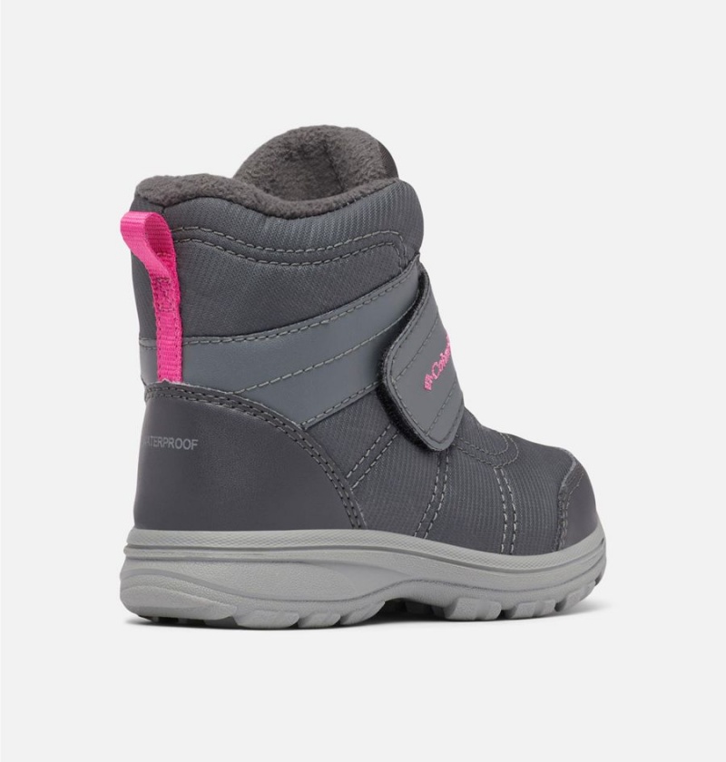 Columbia Fairbanks Omni Heat Kids' Boots Grey | FTAVGC-940