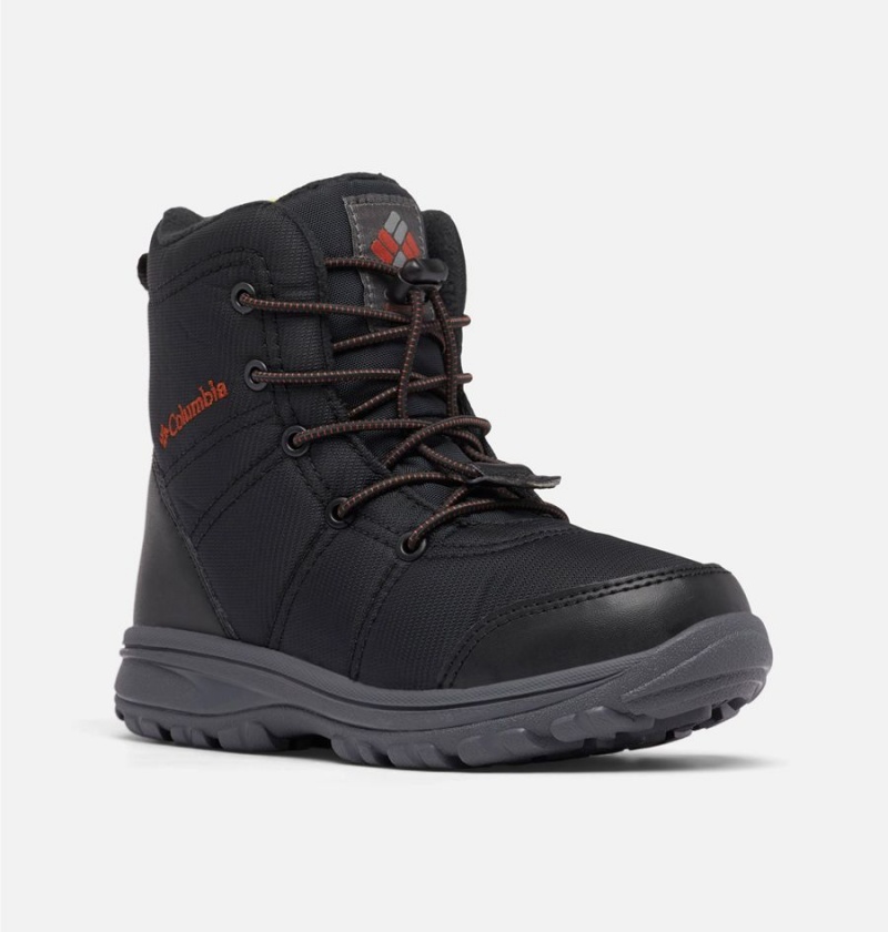 Columbia Fairbanks Omni Heat Kids' Boots Black | MNGIRB-589