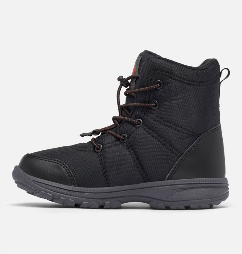 Columbia Fairbanks Omni Heat Kids' Boots Black | MNGIRB-589