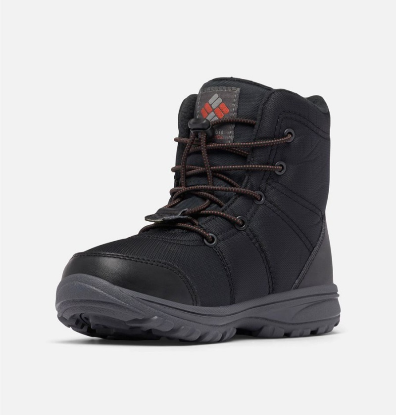 Columbia Fairbanks Omni Heat Kids' Boots Black | MNGIRB-589