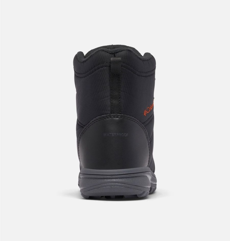 Columbia Fairbanks Omni Heat Kids' Boots Black | MNGIRB-589