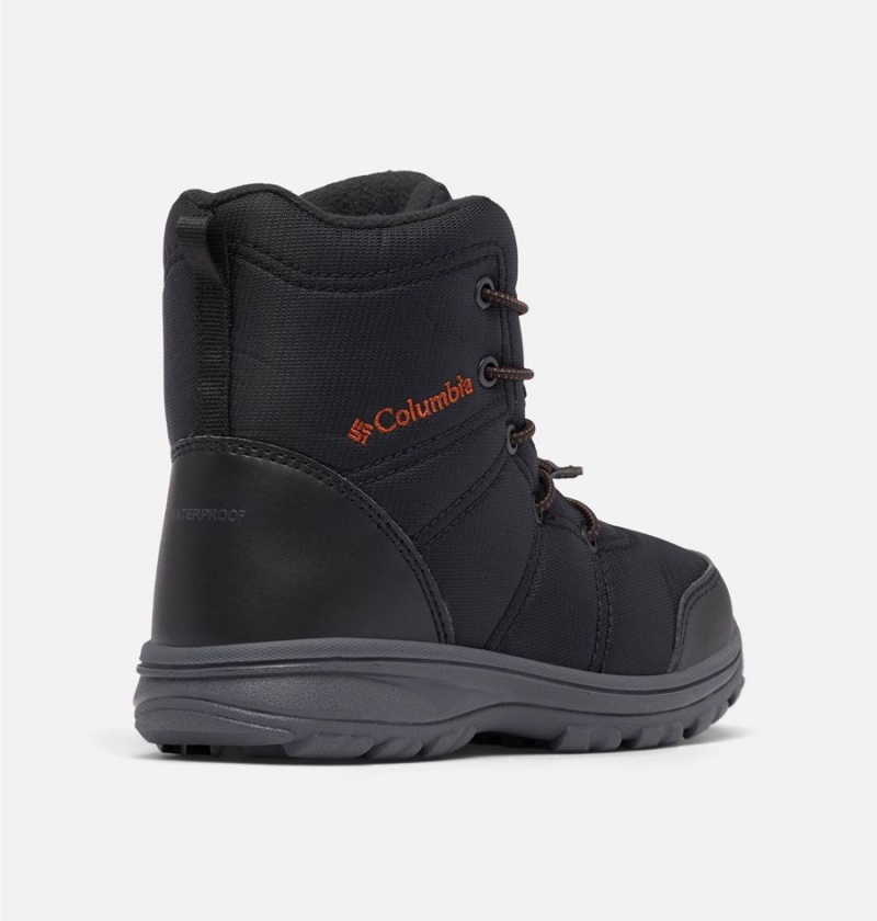 Columbia Fairbanks Omni Heat Kids' Boots Black | MNGIRB-589