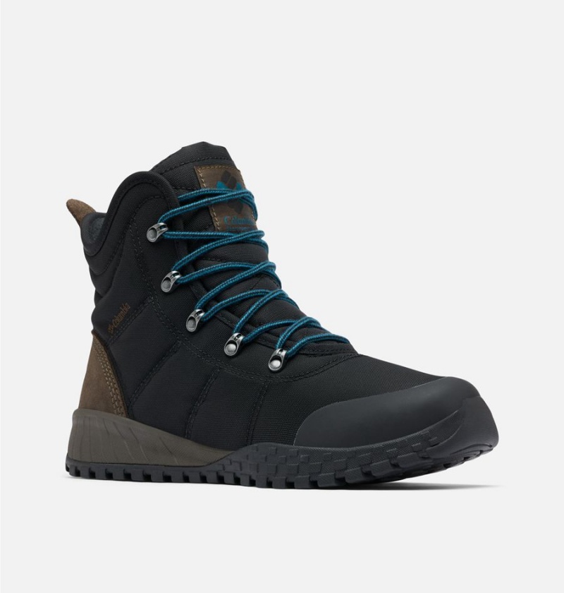 Columbia Fairbanks Omni Heat Men's Boots Black | FZCTVN-017