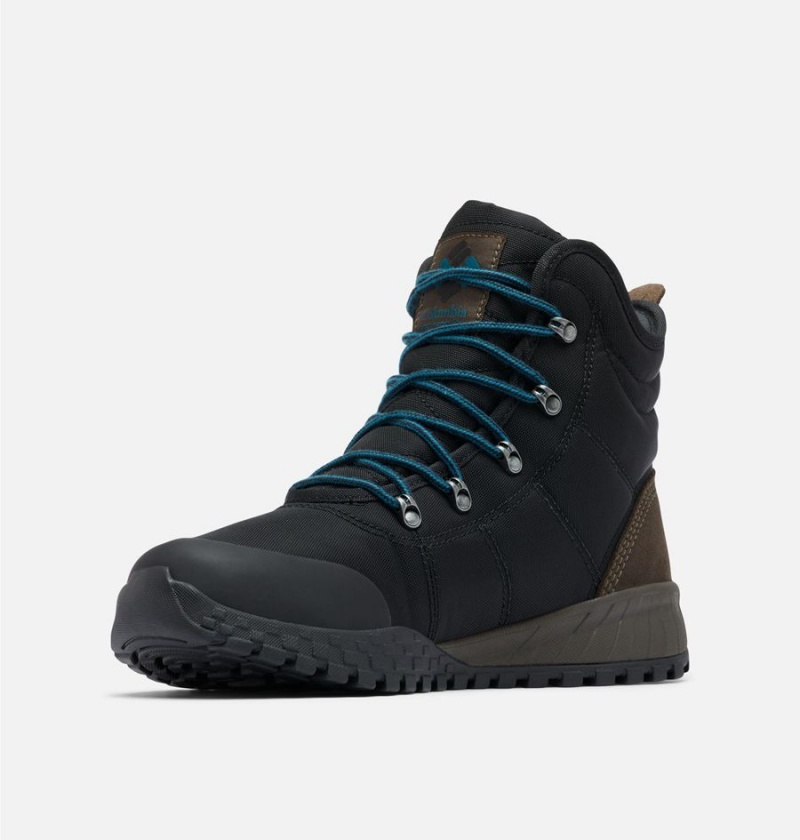 Columbia Fairbanks Omni Heat Men's Boots Black | FZCTVN-017