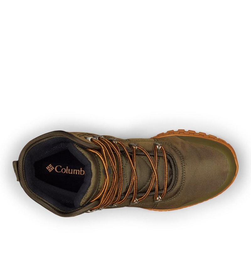 Columbia Fairbanks Omni Heat Men's Boots Olive | XUGBOL-973
