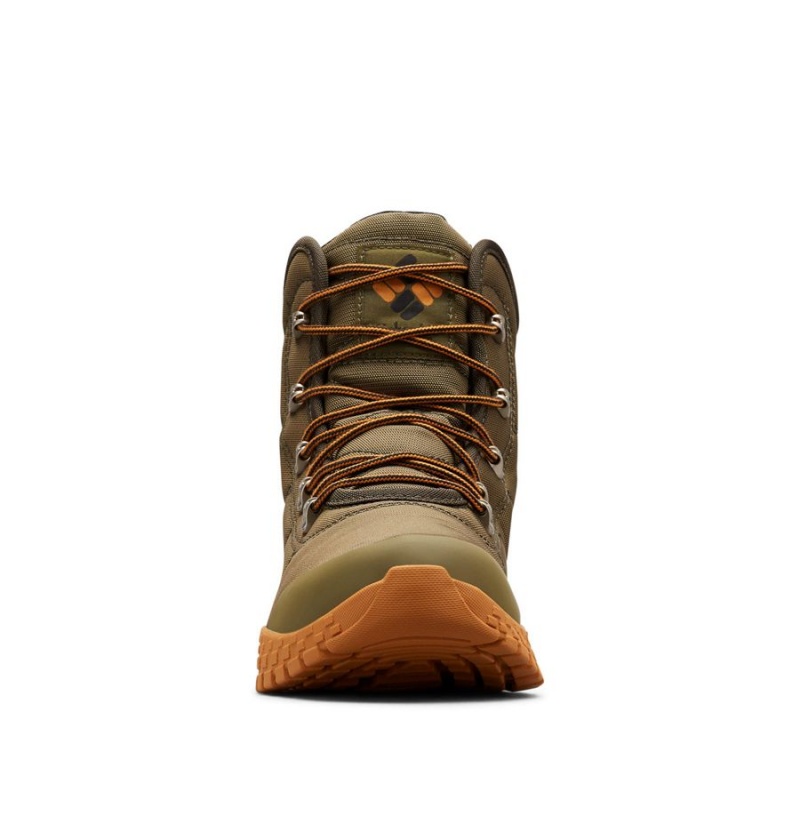 Columbia Fairbanks Omni Heat Men's Boots Olive | XUGBOL-973