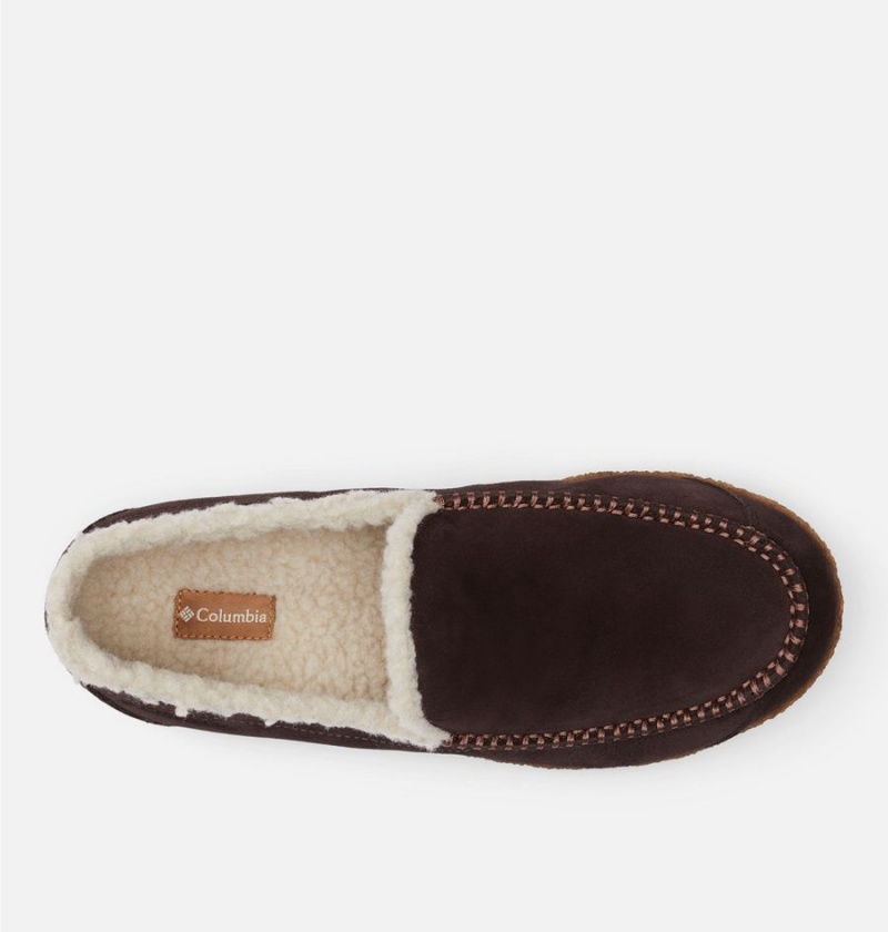 Columbia Fairhaven Men's Slippers Burgundy | OURZCG-130