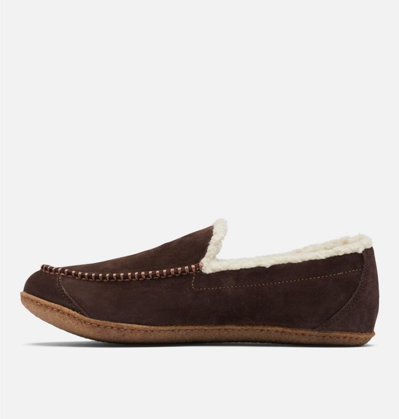 Columbia Fairhaven Men's Slippers Burgundy | OURZCG-130
