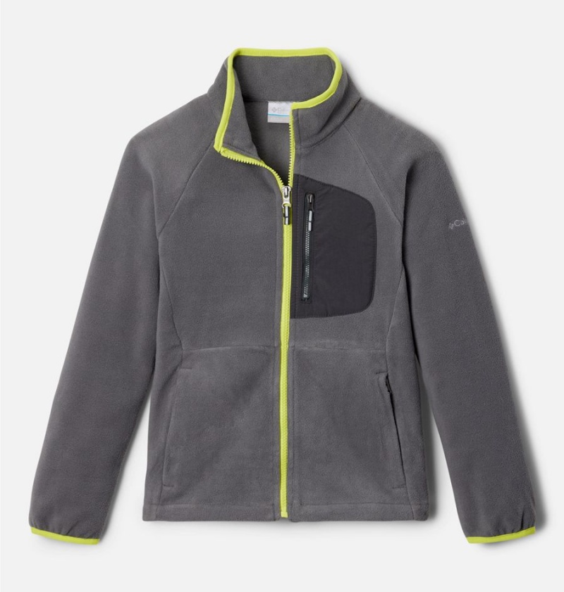 Columbia Fast Trek III Full Zip Kids\' Fleece Grey | TVLSUD-642