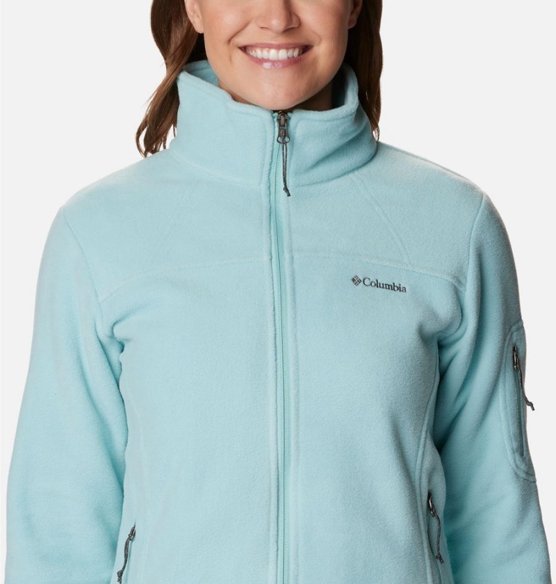 Columbia Fast Trek II Women's Fleece Jacket Turquoise | MGSIZB-031
