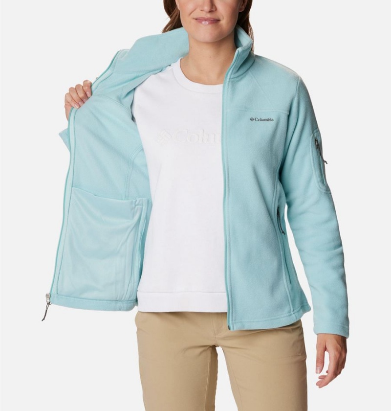 Columbia Fast Trek II Women's Fleece Jacket Turquoise | MGSIZB-031