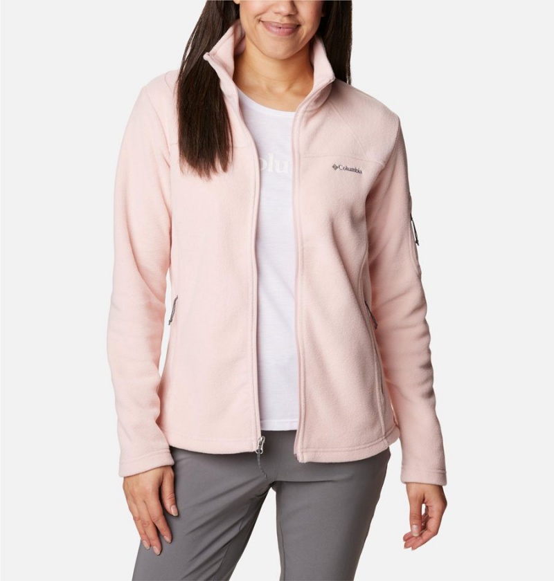 Columbia Fast Trek II Women's Fleece Jacket Pink | WLZADH-728