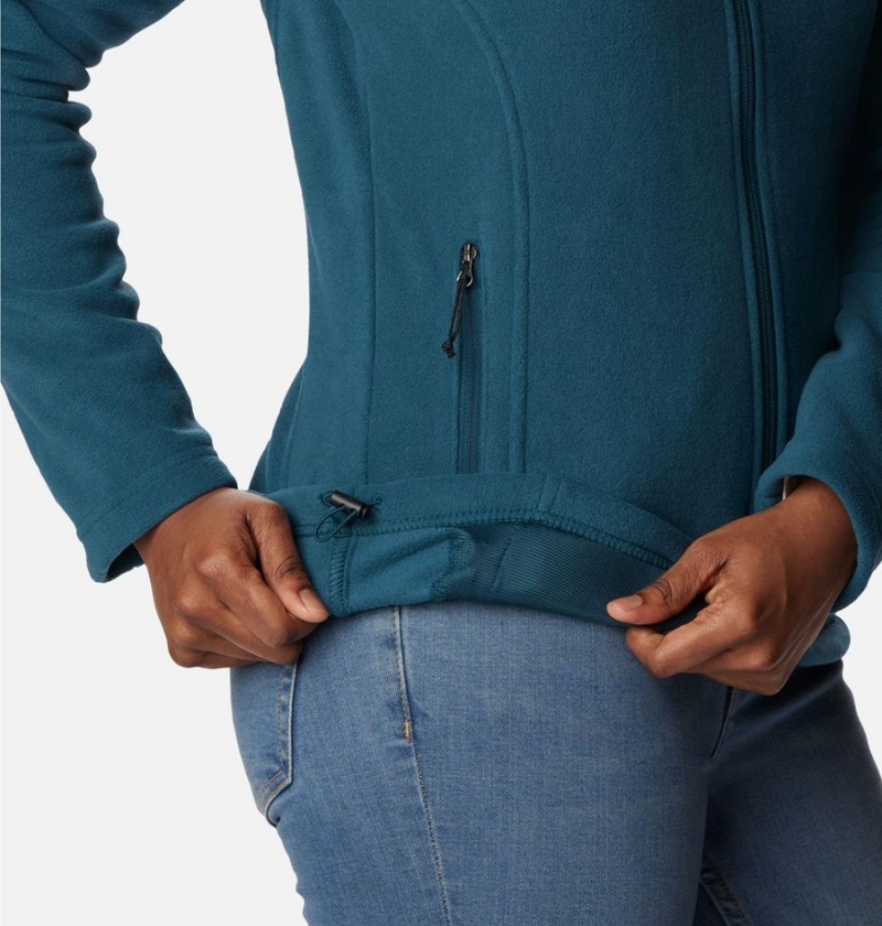 Columbia Fast Trek II Women's Fleece Jacket Turquoise | QVGEFU-674