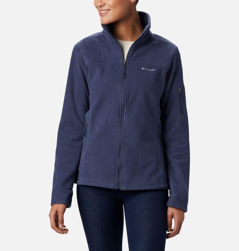 Columbia Fast Trek II Women\'s Fleece Jacket Navy | RXLDBJ-602